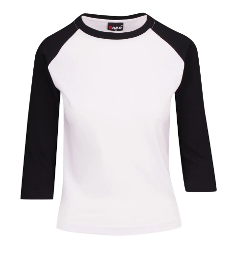 Picture of RAMO, Ladies 3/4 Sleeve Raglan Tee